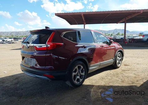 2019 Honda Cr-V Ex из США, поврежденный, VIN 7FARW1H57KE015857